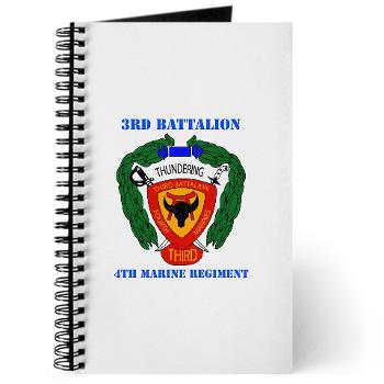 3B4M - M01 - 02 - 3rd Battalion 4th Marines with Text - Note Cards (Pk of 20)